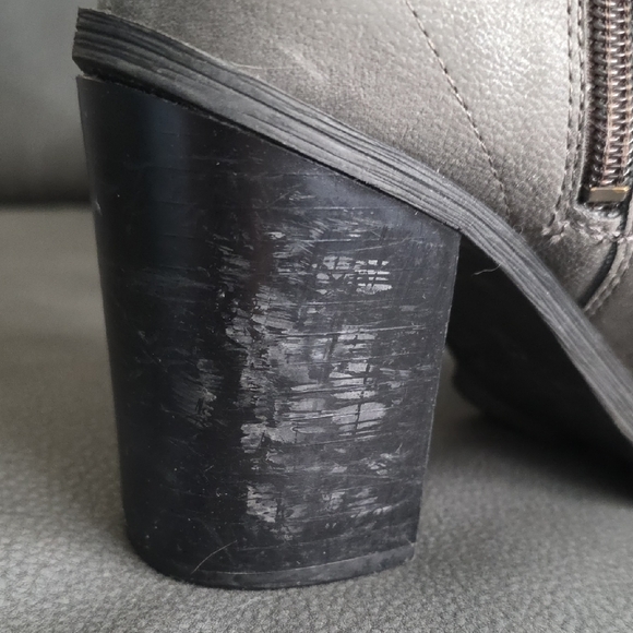 Circus by Sam Edelman Charcoal Heeled Boots - Picture 9 of 11